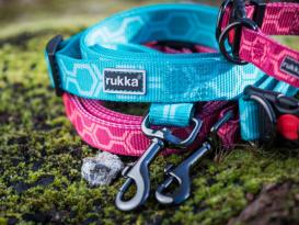 Rukka Pets Hundeleine Twist Eco türkis 4