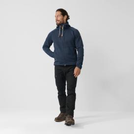 Fjällräven Övik Fleece Hoodie Herrenjacke Navy 4