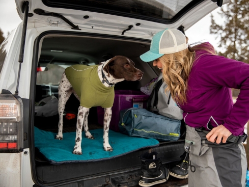 Ruffwear Hundedecke Mt. Bachelor Pad™ tumalo teal