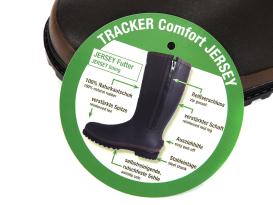 Tracker Comfort Gummistiefel Jersey braun 5