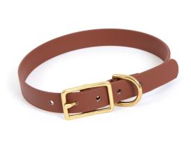 Captain’s  Biothane Hundehalsband braun 16mm breit 5