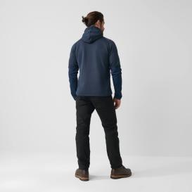 Fjällräven Övik Fleece Hoodie Herrenjacke Navy 5