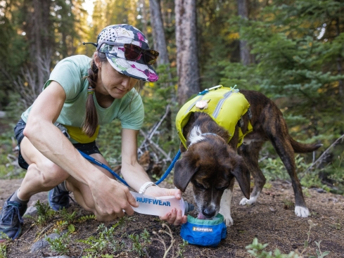 Ruffwear Trail Runner™ Hundenapf Reisenapf Blue Pool