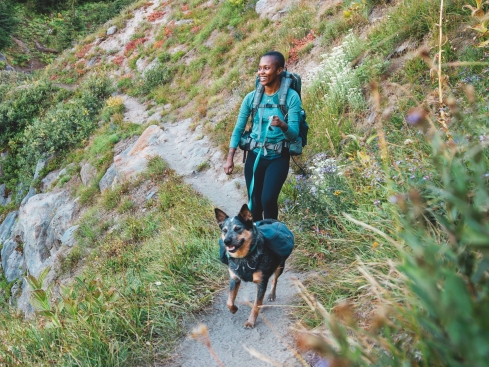 Ruffwear Front Range™ 3.0 Hundeleine River Rock Green