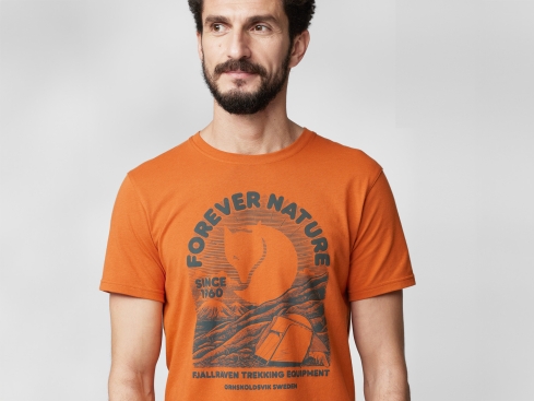 Fjällräven  Equipment T-Shirt für Herren Sunset Orange