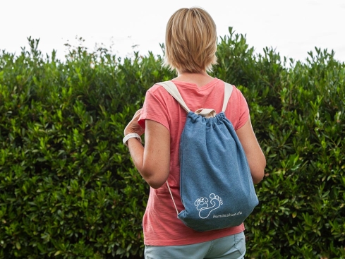 Rucksacktasche Jeansoptik selbst gestalten