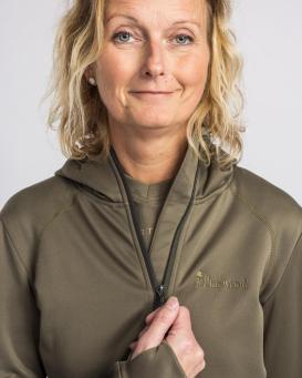 Pinewood Finnveden Damen Hoodie Olive 6