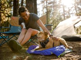 Ruffwear Highlands Sleeping Bag™ Hundeschlafsack Huckleberry Blue 6