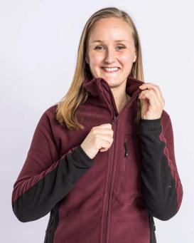 Pinewood Air Vent Damen Fleecejacke Earth Plum 6