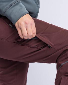 Pinewood Wilda Stretch Shell Damenhose Earth Plum 6