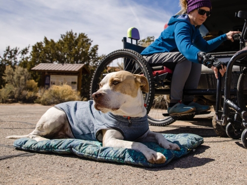 Ruffwear Hemp Hound™ Sweater für Hunde Slate Blue