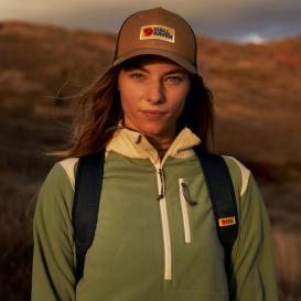 Fjällräven Vardag Lite Damen Fleece Pullover Sage Green/Chalk White 8