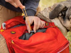 Ruffwear Palisades Pack Hunderucksack Red Sumac 9